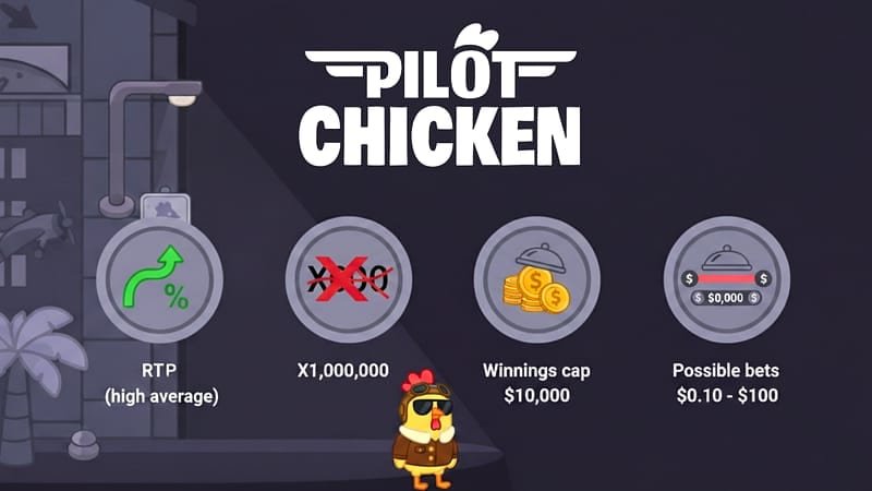 Die drei Risikostufen beim Pilot Chicken spielen
